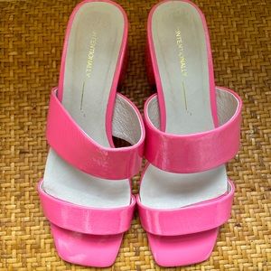 INTENTIONALLY BLANK || Chic Pink Sandals